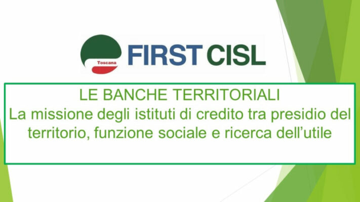 Le banche territoriali tra presidio del territorio